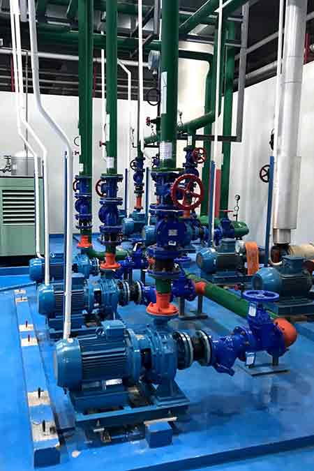 KCC系列化工離心泵在開平牽牛生化制藥有限公司使用現場