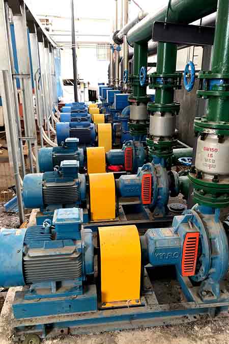 江門南字食品冷卻循環水泵使用現場