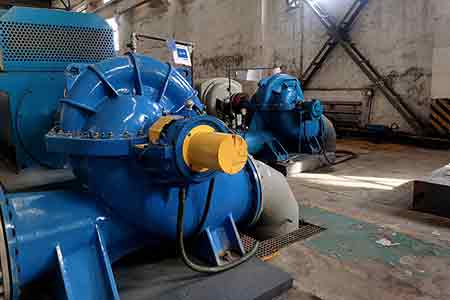 KPS系列單級雙吸離心泵在包鋼集團技改項目使用現場